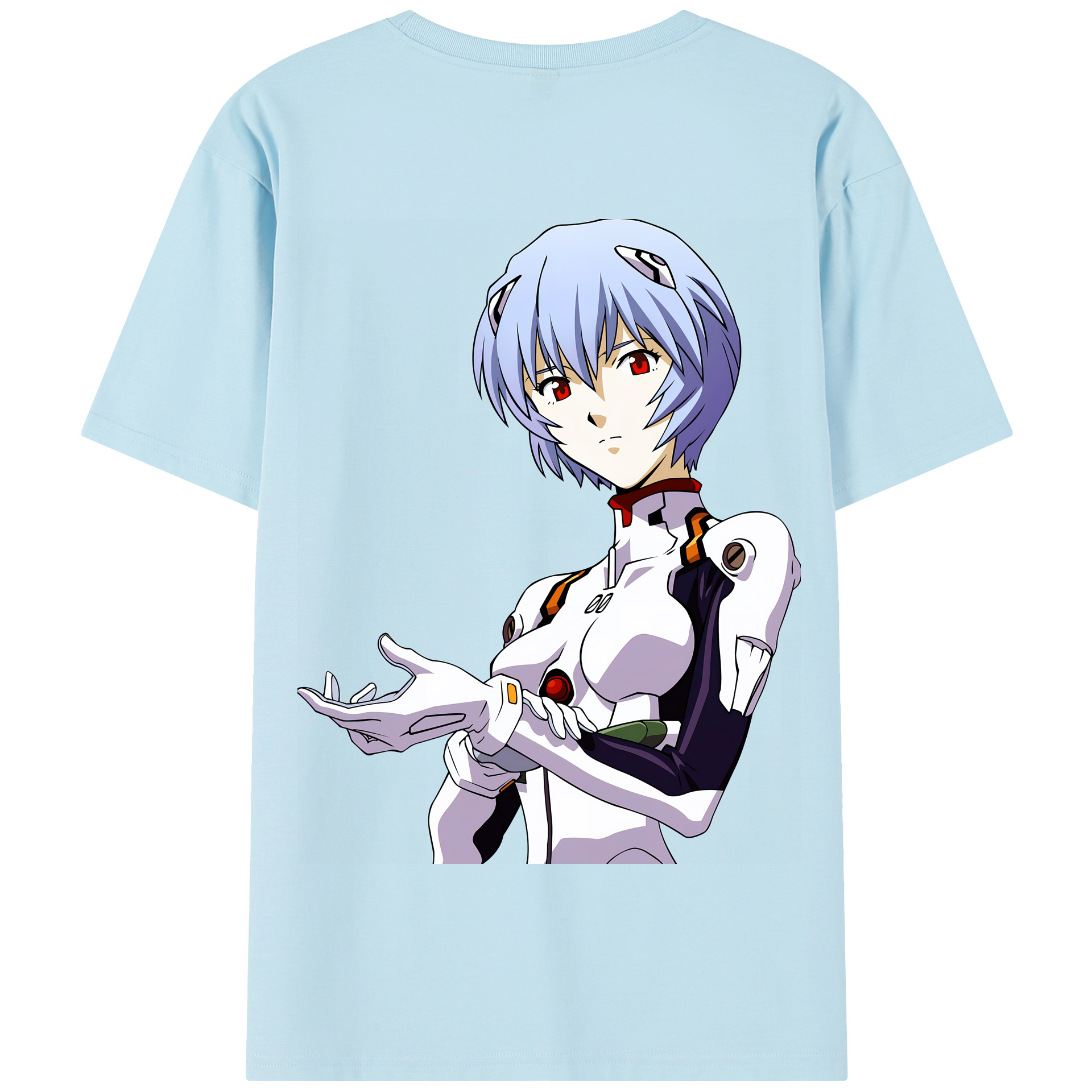 （画像用） EVA 新世紀エヴァンゲリオン 綿100％半袖Tシャツ（背面プリント）